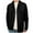 Black, variant on Cavosen Men'Cardigan Sweater Lightweight Button Down Coat with Pockets Solid Color Casual Versatile Fall Clothes