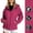 Hot Pink1, variant on NominalSnug Rain Jacket for women Waterproof Lightweight Packable Raincoat with Hood for Golf Hiking Travel Windbreaker