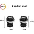 thumbnail image 2 of 2pcs Cooler Drain Plugs, Replacement Cooler Drain Plug Compatible With Rtic/ Yeti Cooler, Leak-proof Cooler Drain Plugs-Good, 2 of 5