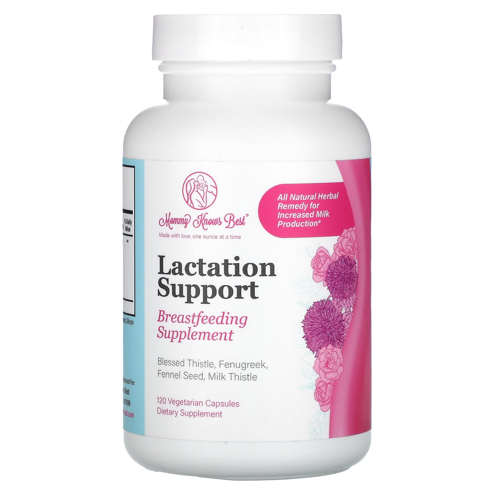 Lactation Support, 120 Vegetarian Capsules, Mommy Knows Best