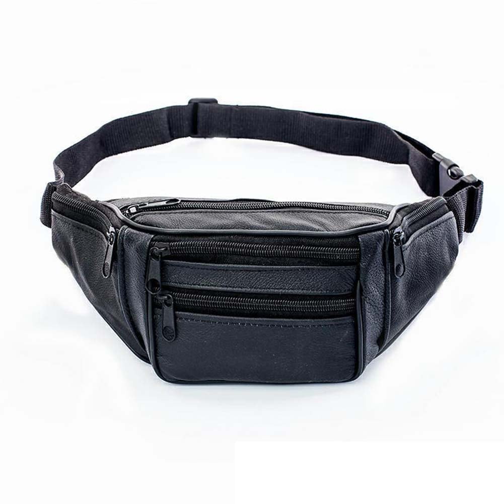 leather waist bag mens