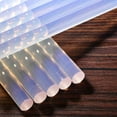thumbnail image 2 of 50 PCS Mini Round Hot Glue Sticks，4 x 0.28-Inch Glue Gun Sticks，Clear, Compatible With Most Glue Guns，For Low, High and Dual Temperature Glue Guns, 2 of 7