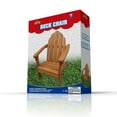 thumbnail image 3 of Homeware 1025 Chaise de Terrasse en Bois, Brun, 3 of 4
