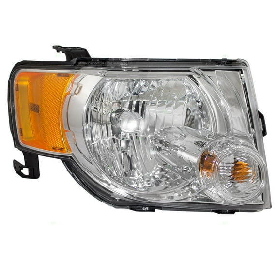Brock Headlight for 2008-2012 Escape w/ Chrome Bezel Right 8L8Z13008A