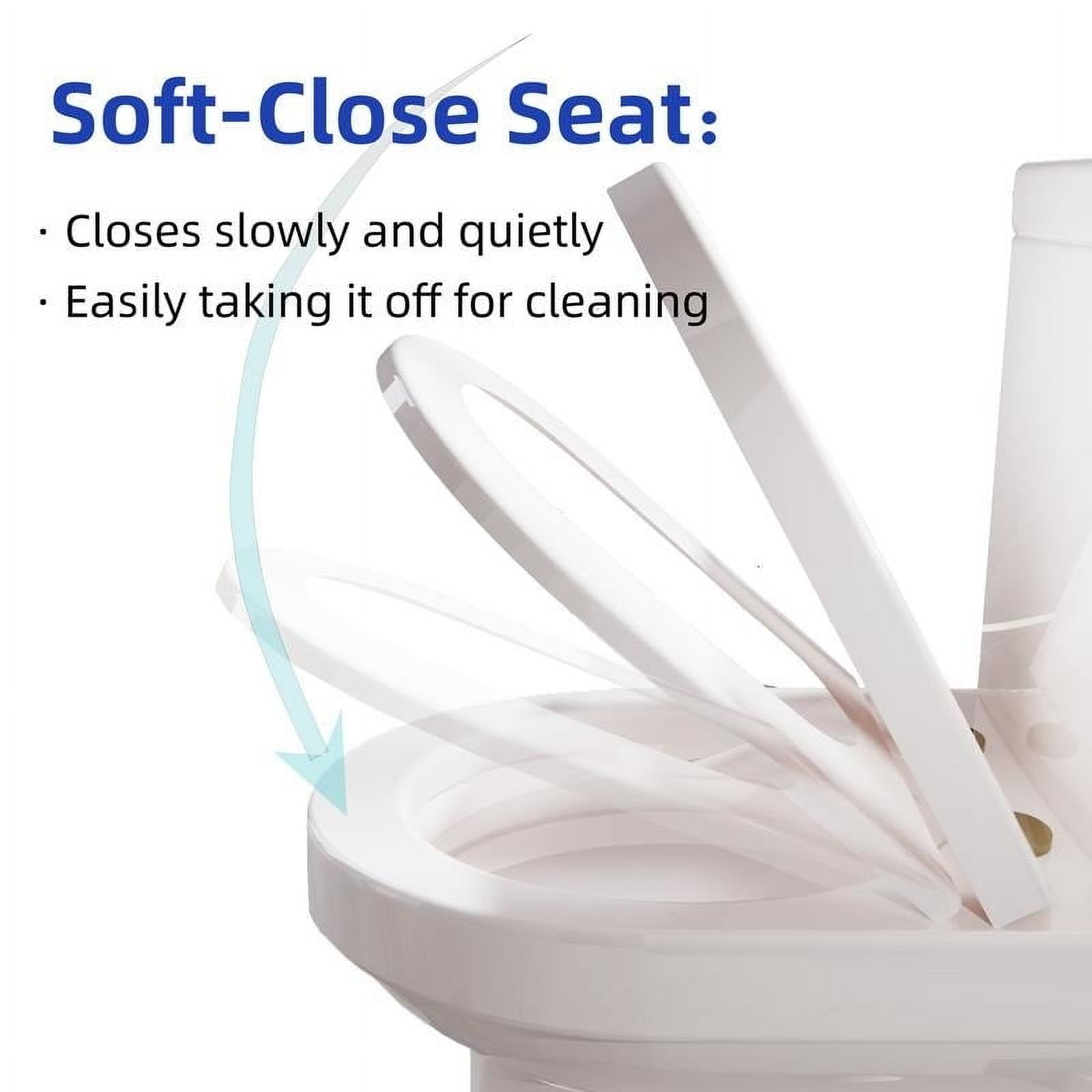 Momei High Quality One Piece Elongated Floor-Discharge Dual