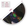 thumbnail image 4 of Terraria Christmas Tree Skirt with Tassel Thickened Xmas Tree Base Cover for Decorations Holiday Party, 4 of 7