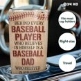 thumbnail image 3 of Baseball Dad Tumbler with Lid 20oz Stainless Steel, Baseball Coffee Travel Mug, Baseball Dad Gifts for Christmas from Son Daughter, 3 of 6