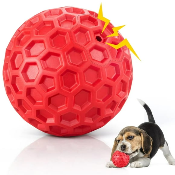 Pelota chirriante indestructible DISSONIC de juguete para perros pequeños