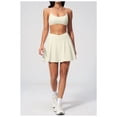 thumbnail image 3 of AEXTO Two Piece Tennis Skirt Sets Athletic 2 Piece Workout Sets for Women with Pockets, 3 of 6