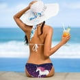 thumbnail image 5 of Starry Unicorn Swim Suit Women Bikini Set Detachable Sponge Adjustable Strap Two-Pack Swim Wear, 5 of 6