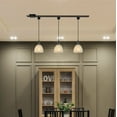 thumbnail image 6 of Kiven 1-Light J-Type track lighting pendants,Modern J track pendant lights,Decorative Track Lighting Fixture for Kitchen Island Hallway,Black, 6 of 7