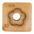 thumbnail image 2 of Molde De Corte De Flores, Accesorios De Bolsas De Bolsas De Manejo De La Base De Madera De Cuero, 2 of 7