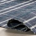 thumbnail image 3 of nuLOOM Loretta Plaid Wool Fringe Area Rug, 5' x 8', Blue, 3 of 9