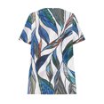 thumbnail image 4 of Ovzne Robes pour Femmes Robe Ample à Manches Courtes Style Rétro à la Mode Imprimé Col Rond Grande Taille Robe Col Rond pour Femmes Robe de Vacances Manches Courtes Imprimé Liquidation, 4 of 6