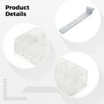 thumbnail image 3 of 4 Pcs of Acrylic Charging Cable Storage Box,Transparent Cord Organizer Box with Dividers,Includes 40 Cable Ties and 48 Label Stickers,Great for Charging Cables,Earphones,and Wires, 3 of 5