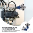 thumbnail image 3 of BRIGHTFUFU 2 Pcs Raccords Pneumatiques à Connexion Rapide pour Applications de Compresseur d'Air, 3 of 8