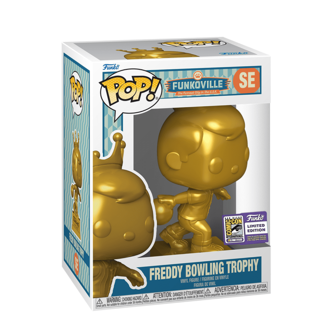 Funko Pop! Freddy Funko - Bowling Trophy Freddy (2023 SDCC Exclusive) Vinyl Figure