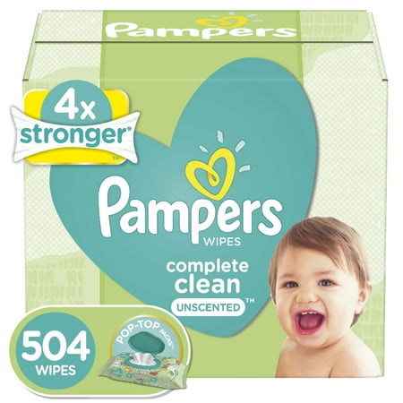 Pampers Baby Wipes Complete Clean Unscented (Choose Your