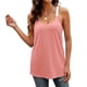 thumbnail image 2 of Top sin mangas con cuello redondo, camiseta sin mangas para mujer, transpirable, cómodo, diseño suelto, tirantes de encaje para vacaciones en la playa, 2 of 6