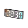 thumbnail image 4 of Reloj despertador digital Macarena 16cm negro, 4 of 8