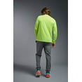 thumbnail image 3 of Expert Brand USA-Made Men's DriMax™ Athletic Long Sleeve, Safety Yellow, L, 3 of 6