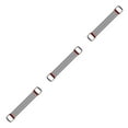 thumbnail image 4 of Decodeary 30-150lbs Chest Expander Rally Strap Elastic Band Rope Resistance Leg Foot Black 67 x 11cm 3Set, 4 of 6