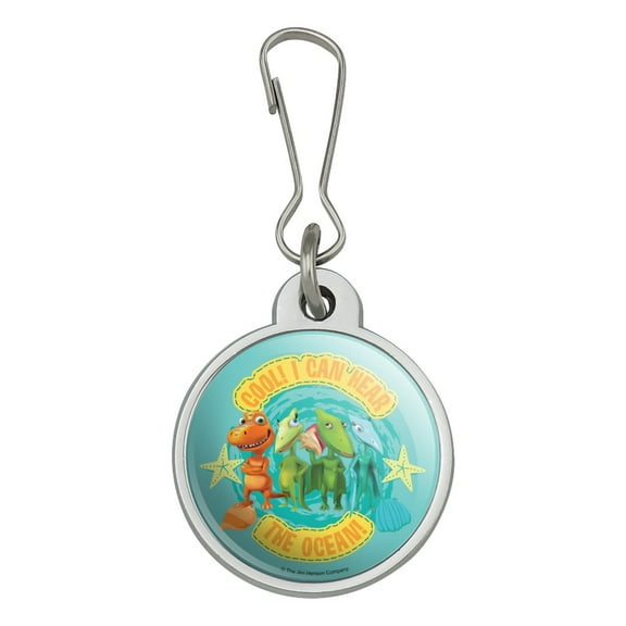 Cool I Can Hear the Ocean Dinosaur Train Jacket Handbag Purse Luggage Backpack Zipper Pull Charm