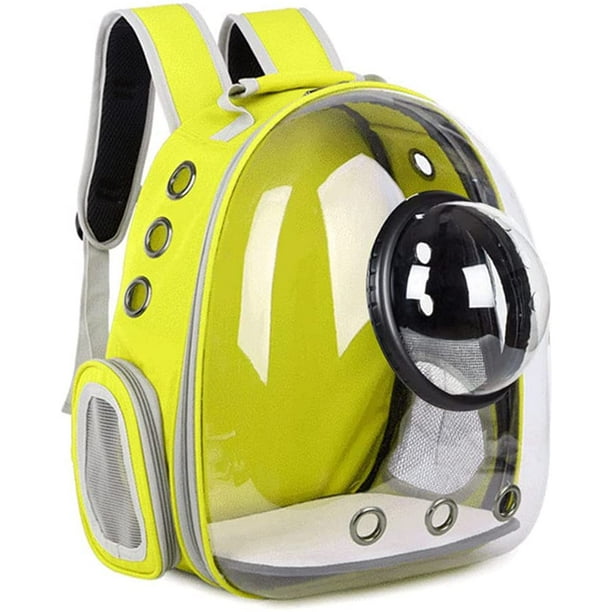 Sac à Dos Transparent pour Chat Portable Capsule Spatiale