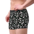 thumbnail image 3 of Wukai Daisies Flowers Print Men’s Underwear Breathable Boxer Briefs,&nbsp;Moisture Wicking & Breathable-, 3 of 7