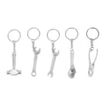 thumbnail image 1 of 5 Pcs Porte-Clés au Design d'Outil Simulé Unique Créatif Anneau de Clé Chic Pendentif de Sac, 1 of 6