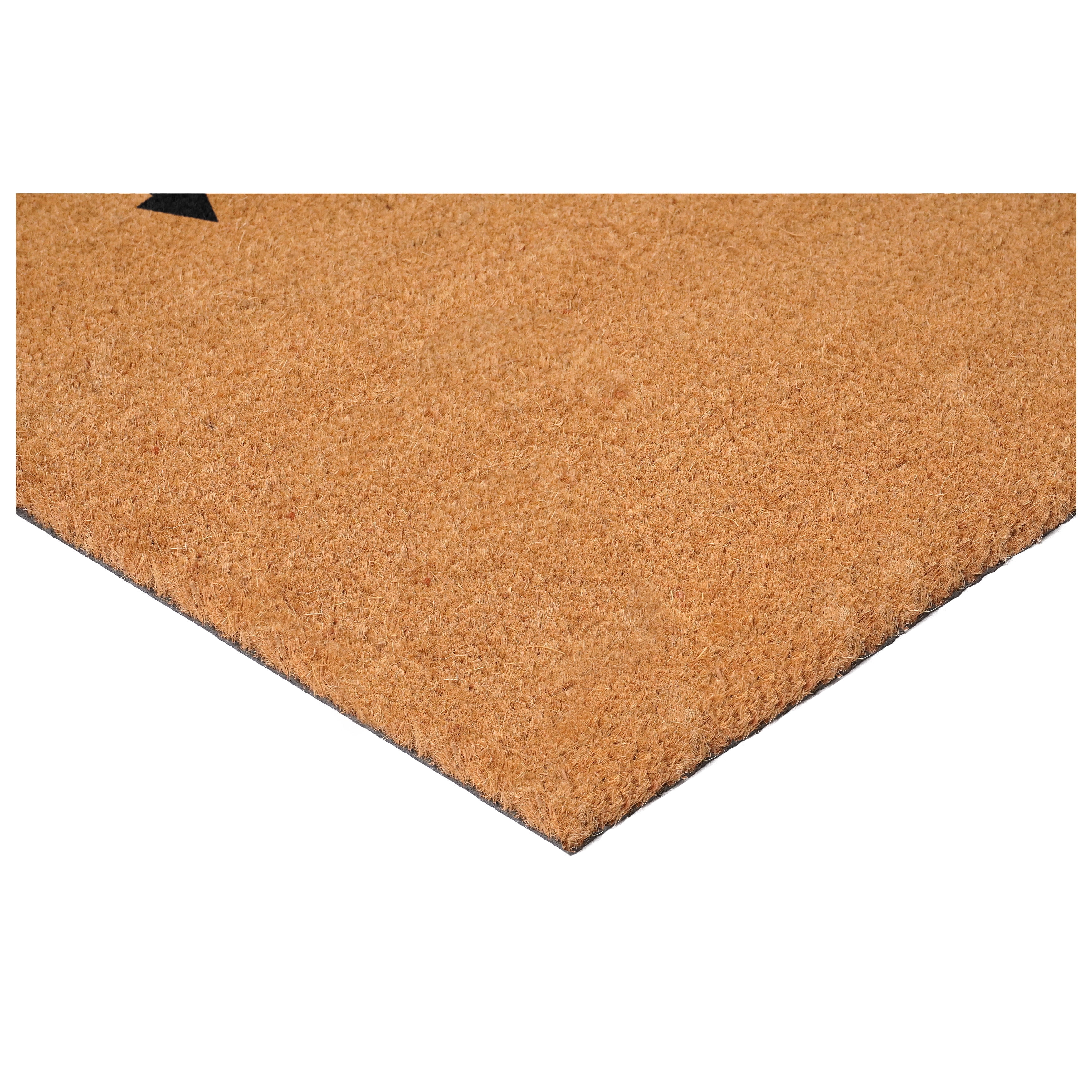 Reversible Matcha and Pilates Non Slip Vinyl Backing, Front Door Mat, 24"x36"