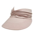 thumbnail image 4 of LILIYA Women's Sun Visor Hat Wide Brim Summer UPF 50+ UV Protection Visor Hat Adjustable Beach Sport Visor Cap Summer Beach Lightweight Breathable Hat, 4 of 7