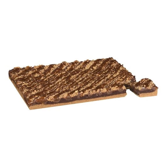 The Original Cakerie 24 Cut Salted Caramel Pretzel Brownie, 141 Ounce -- 2 per case