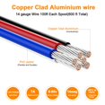 thumbnail image 2 of Cable VIABRICO, calibre 14, 183 m, 6 colores, aluminio revestido de cobre, 2 of 6