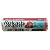 Rolaids Advanced Antacid Plus Anti-Gas Tablets, Assorted Berries, 10/Roll, 12 Roll/Box
