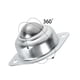 thumbnail image 2 of 10 rodamientos de transferencia de bolas de 1 pulgada, ruedas de bolas universales de rotación de 360º, unidad de transferencia de bolas redondas de acero al carbono para transportador, sopo, 2 of 4
