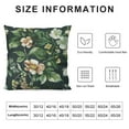 thumbnail image 5 of Nawypu Spring Flower Leaf Vintage Pillow Covers Floral Pattern ThrowPillow Covers Decorative Square Pillowcase Protector Cushion Case for Sofa Couch Bed Pillow Pillowcases, 5 of 5