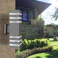 thumbnail image 3 of Aluminum and Down Wall Lamp E27 Garden Exterior Lighting Sconce Corridor Porch Lights IP65 Waterproof 3000K, 3 of 9