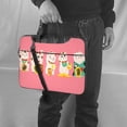 thumbnail image 5 of Lsque Cute Cat Pattern Laptop Bag – Portable & Slim Single-Shoulder Computer Case with Adjustable Strap, Protective, Lightweight for 13”/14”/15.6” Laptops, 5 of 8