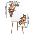 thumbnail image 2 of Wedding Arch Flowers Artificial Flowers Floral Swag for Lintel Arrangement Rose for Wedding Welcome Signs Reception Backdrop Decoration, 2 of 8