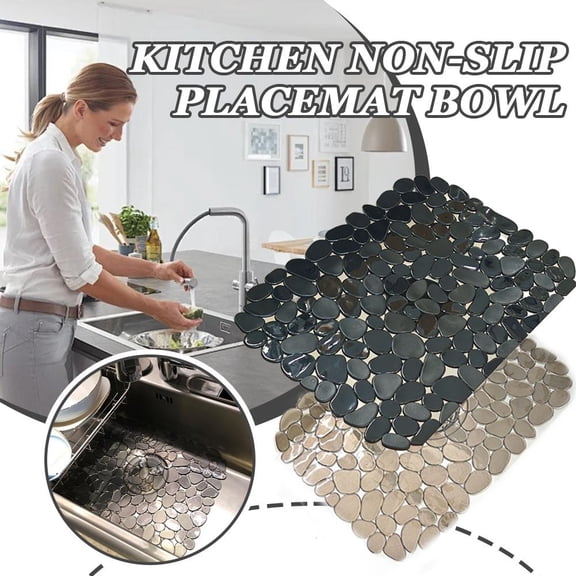 FurNest Sink Mat, Kitchen Sink Protector Mats 40 X 30cm, Non-Slip' Sin