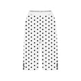 thumbnail image 5 of Cagogo Women Polka Dot Capri Pants Elastic Waist Loose Casual Summer Vacation Shorts with Pockets Flowy Beach Lounge Trousers, White M, 5 of 5
