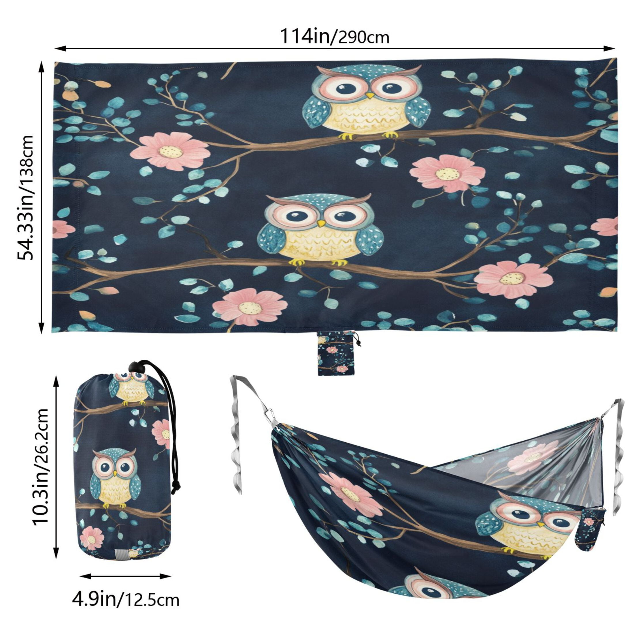 Hammock Camping Hammock Nylon Portable Hammock Travel Camping Hammock Cute Cartoon Owl