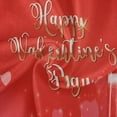 thumbnail image 2 of Coolnut Valentine's Day Round Tablecloth,Champagne Celebration Pattern Lace Round Table Cloth Water Resistant Spill Proof Large Table Cover for Valentine's Day Romantic Dinner Decorate 60 in, 2 of 7