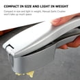 thumbnail image 4 of SEWOART Kitchen Garlic Slicer Aluminum Alloy Manual Garlic Press Easy to Use and Clean, 4 of 6
