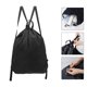 thumbnail image 5 of mochilas de cuerdas Mochila con cordón, bolsa de gimnasio resistente al agua, mochila con cordón para hombres y mujeres , negro Negro 40x45cm Magideal mochilas de cuerdas, 5 of 7
