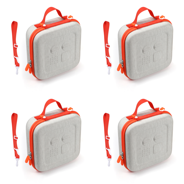 4uds. Estuche rígido de almacenamiento para Yoto Mini Kids Audio Music Player (L Grey)