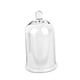 thumbnail image 5 of Candelabro de cúpula de vidrio cloche con asa en la parte superior, cúpula de campana de vidrio con base para blanco, 5 of 9