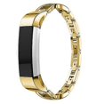 thumbnail image 1 of (gold)For Fitbit Alta Smart Watch X-shaped Metal Watch Band CAGA, 1 of 5