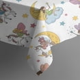 thumbnail image 6 of Colorful Fairy Unicorn Pattern Rectangle Tablecloth 60"x102",Waterproof Polyester Rectangle Table Cloth, Wipeable Spillproof Polyester Tablecloth for Dining, Camping, Indoor and Outdoor, 6 of 6